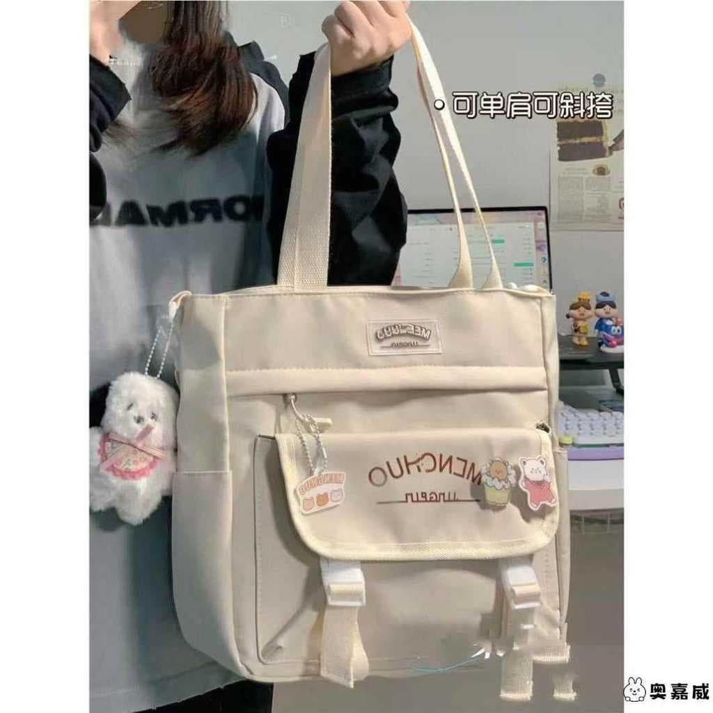 Bolsa Tote para estudantes do ensino médio, bolsa para transporte de livros, grande capacidade, estudantes do ensino méd