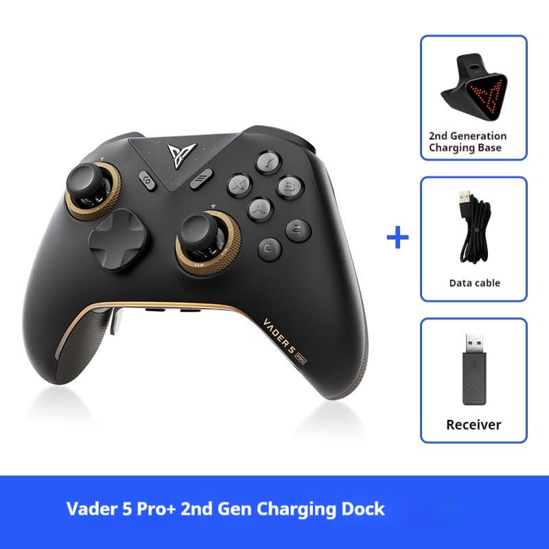 Flydigi Vader 5 Pro Controladores De Jogos Sem Fio Bluetooth Com Amortecimento Ajustável Elite E-sports Gamepads Para PC
