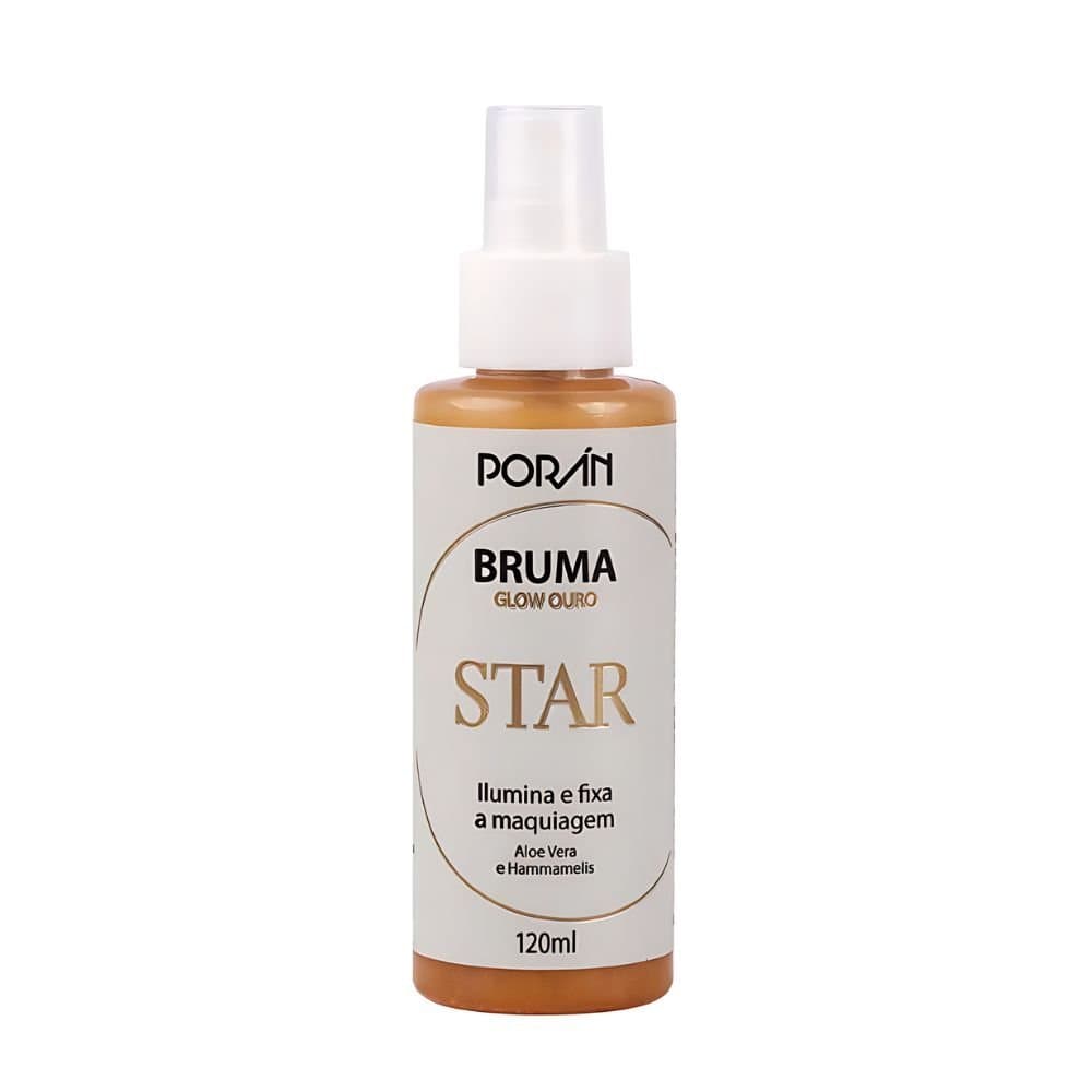 Bruma Vegana Glow Ouro Star Aloe Vera Poran PR151