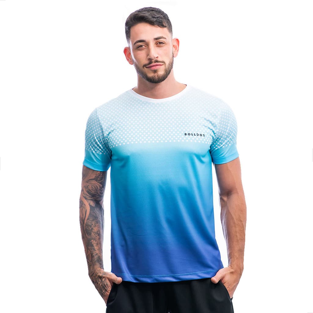 Camisa Masculina Dry Fit Esportiva Corrida Academia Com Proteção Uv B6