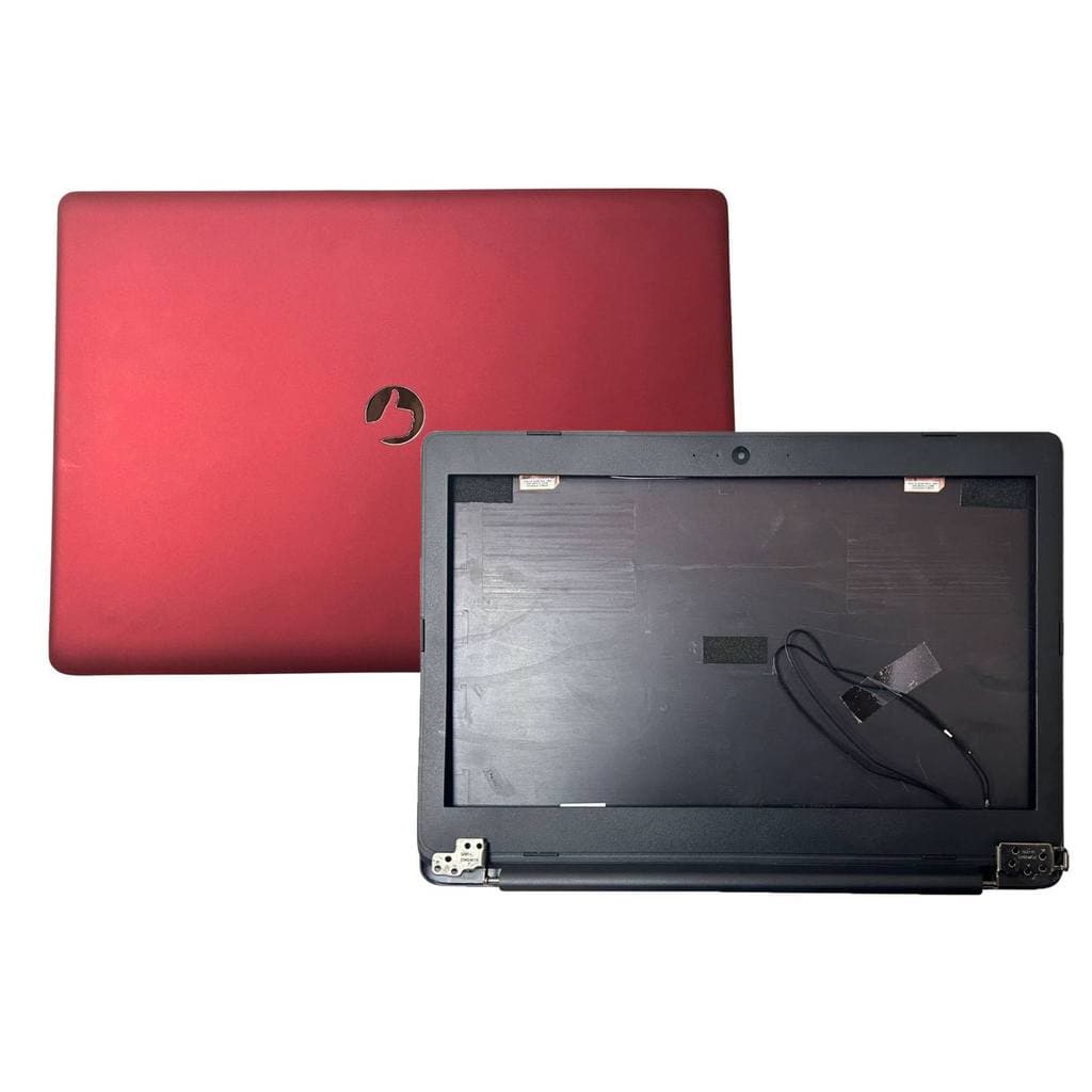 Carcaça Cover A Cover B Com Dobradiça S14IDX Notebook Positivo Stilo Colors XC3634 XC5634 Vermelho