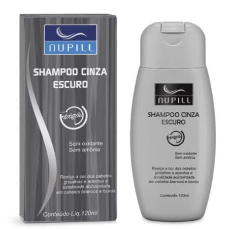 Shampoo Tonalizante Nupill 120ml | Sem Amônia Sem Oxidante - Cobre Fios Brancos Em Minutos