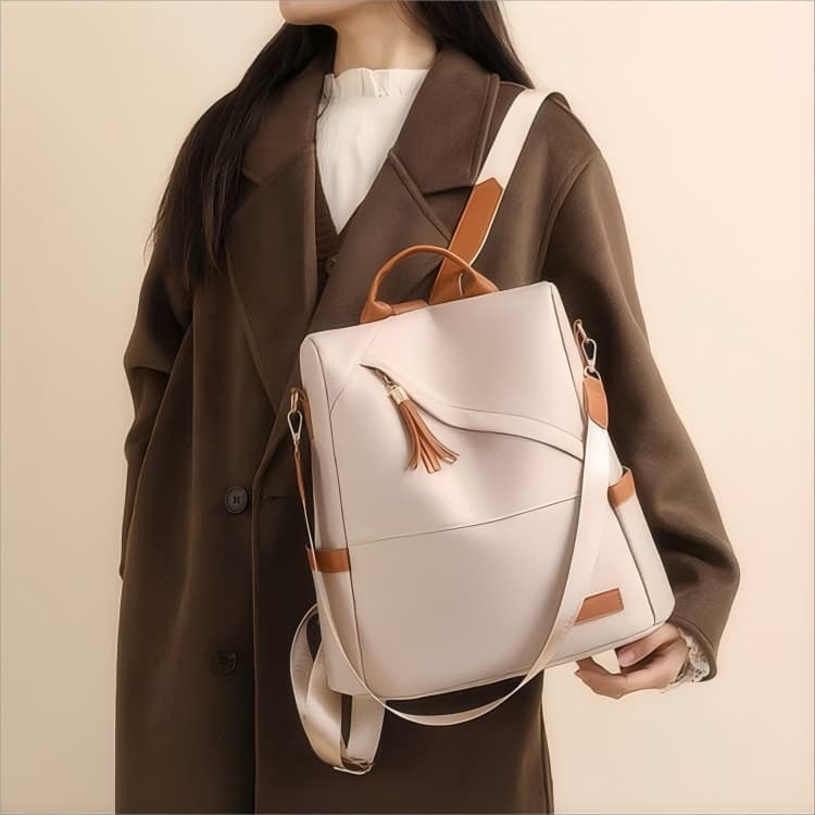 Bolsa mochila Portátil de PU da moda feminina Anti furto e à prova d'água 2232