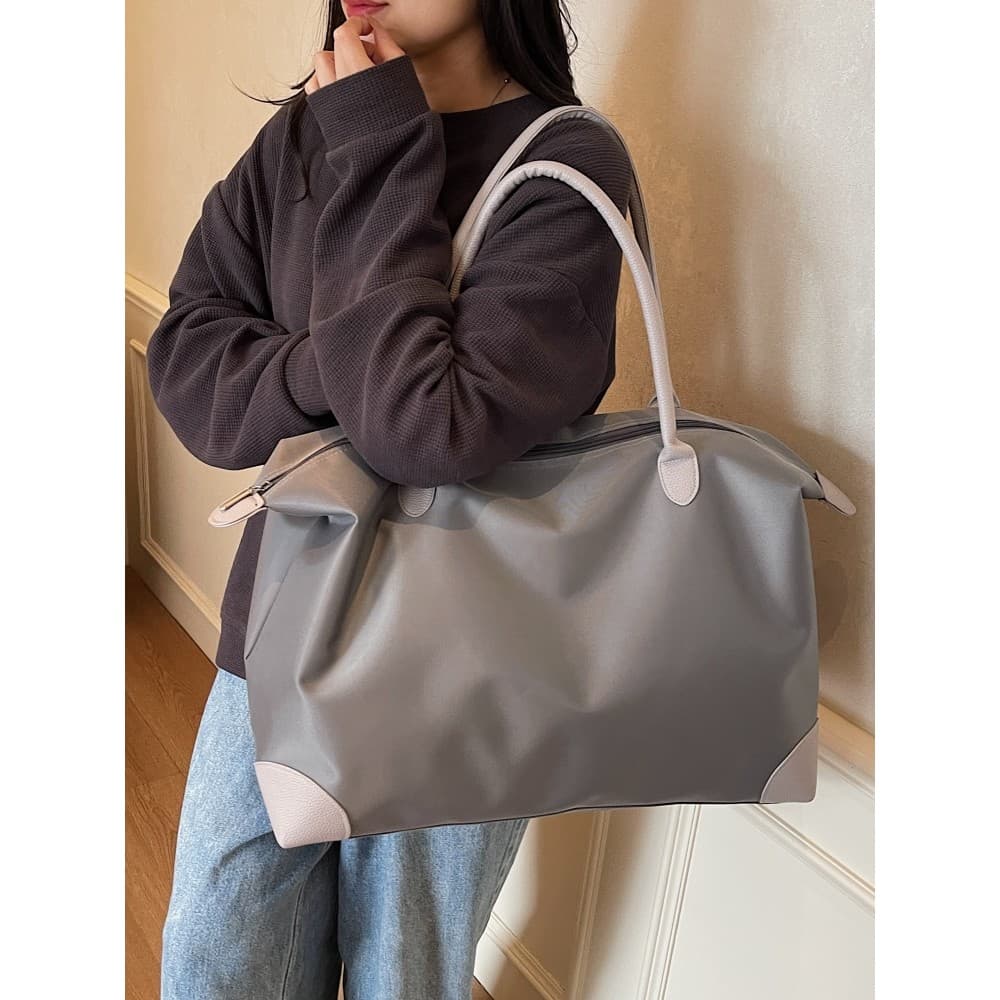 Versão coreana Commuter sacola feminina portátil bolsa de viagem de curta distância grande capacidade esportes ginásio s