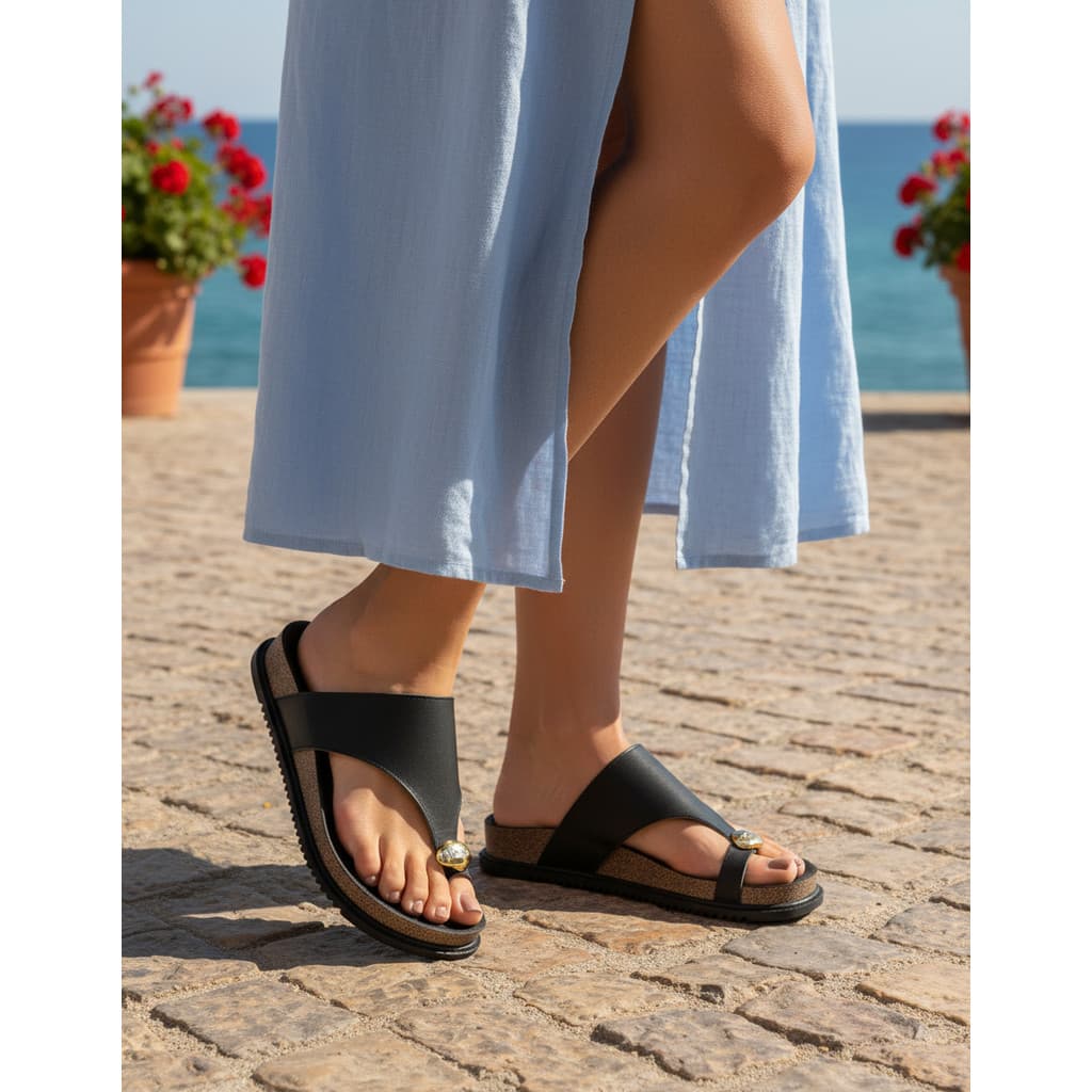 Sandália Beira Rio Casual Conforto E Estilo Anel Dedo
