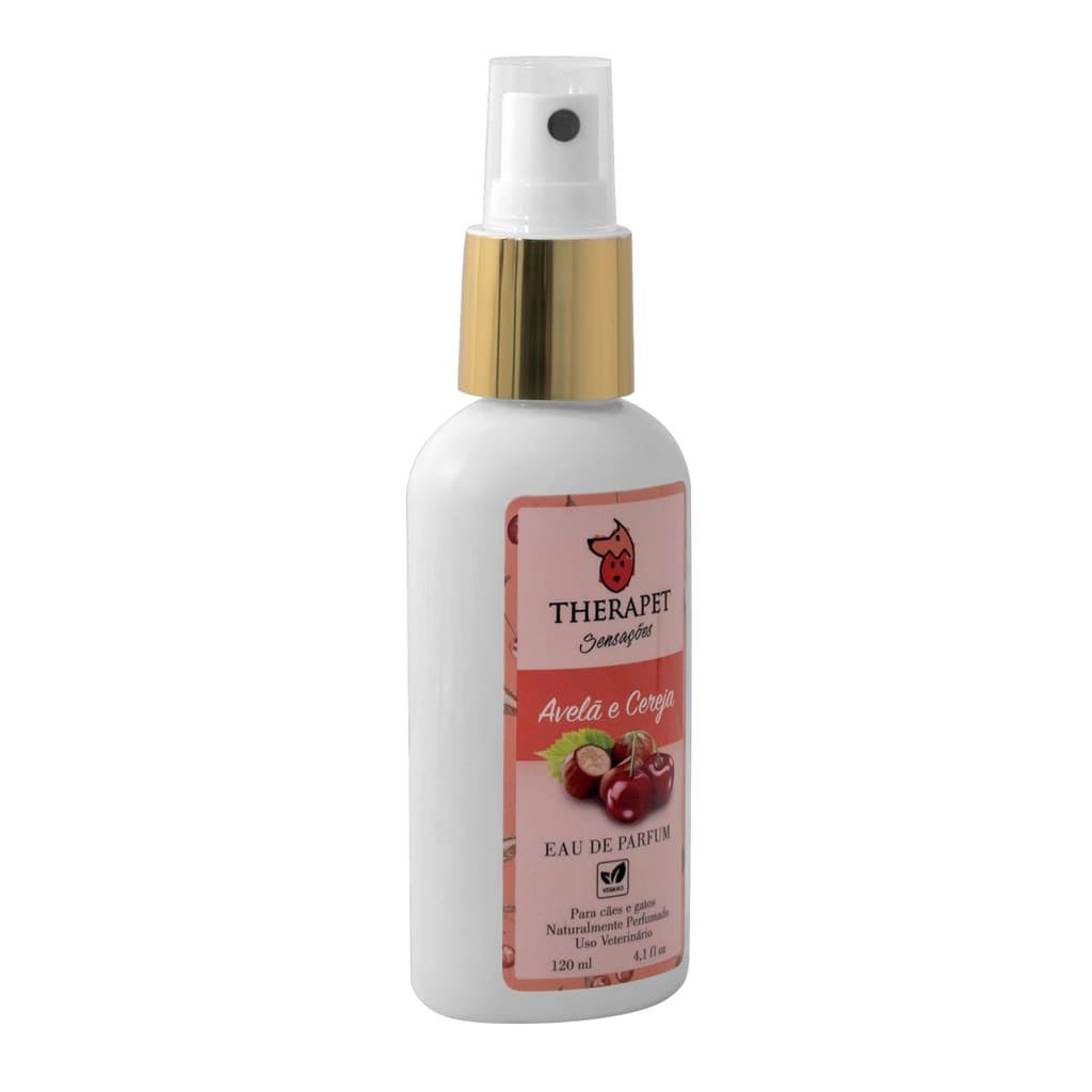 Eau De Parfum Sensações Cereja E Avelã Cães E Gatos Therapet - 120ml