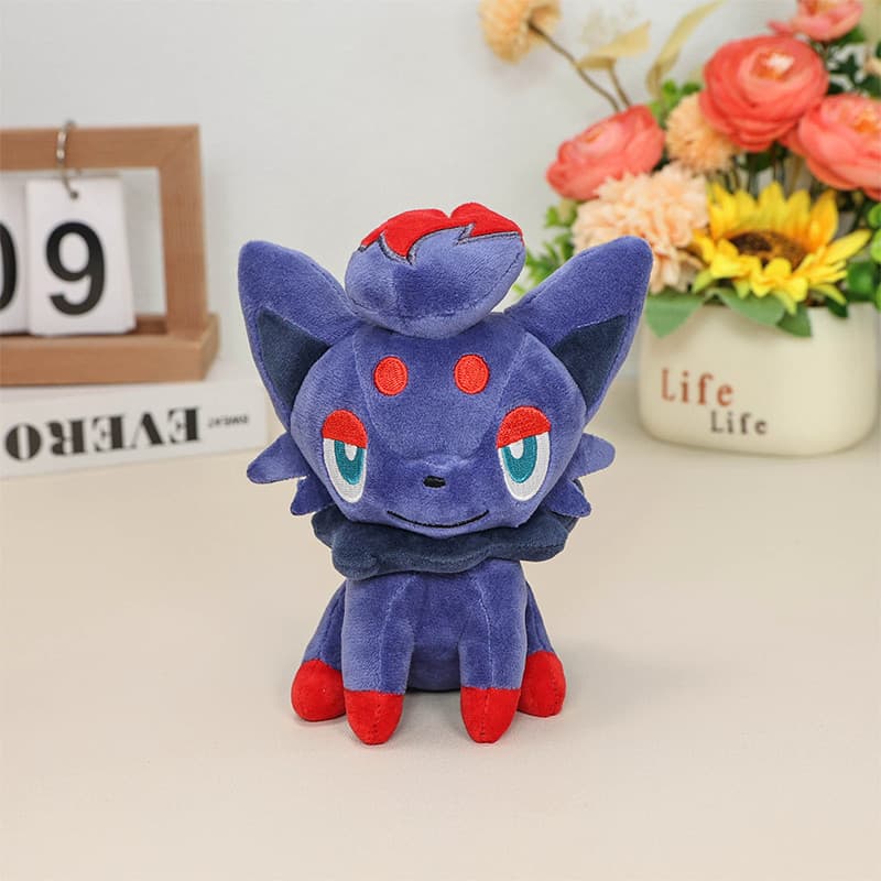 16cm Anime Pokemon Brinquedo De Pelúcia Posição Sentada Zoro Bolso Monstro Brinquedos Boneca Macio Recheado Para Criança