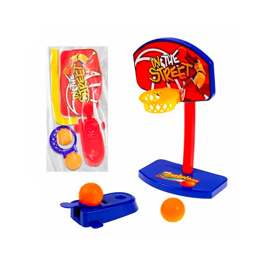 Mini Basquete Dedo com Cesta Bola Lançador Brinquedo Menino