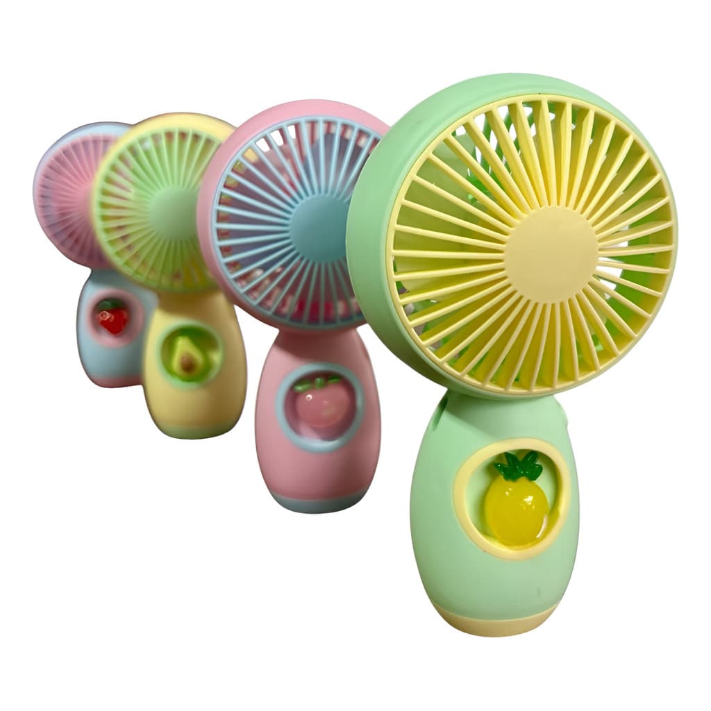 Mini Ventilador Portátil Recarregável Usb Design Color