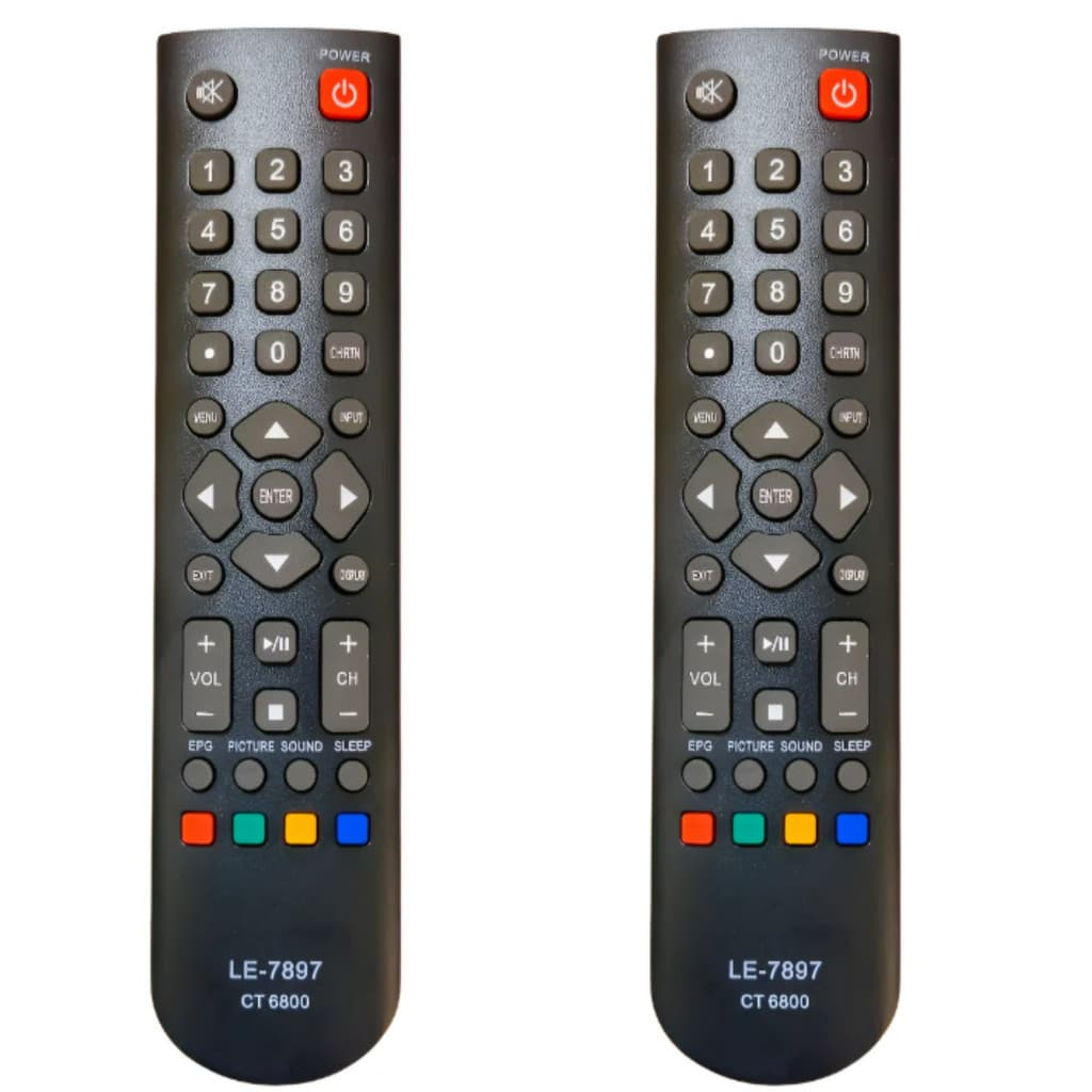 Oferta com 2 Controle compatível com TV TCL Semp Toshiba CT-6800 CT-6480 CT-8504 CT-6650 CT-8530