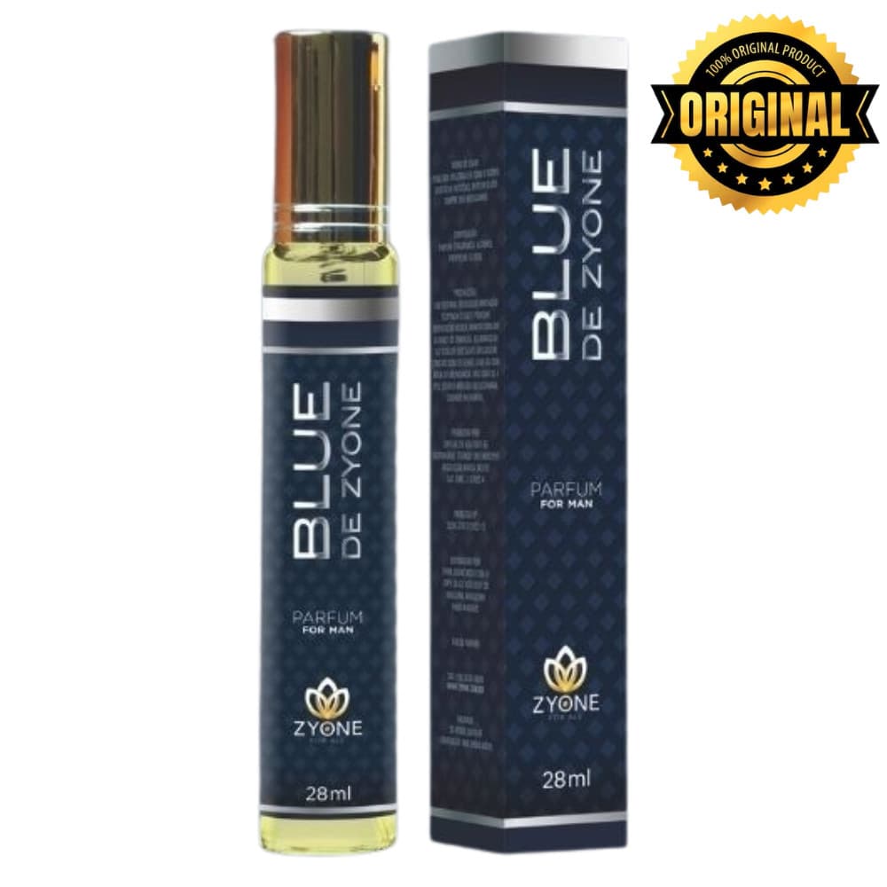 Blue Zyone Cosméticos Masculino Parfum 28ml Alta Fixação Essência Premium