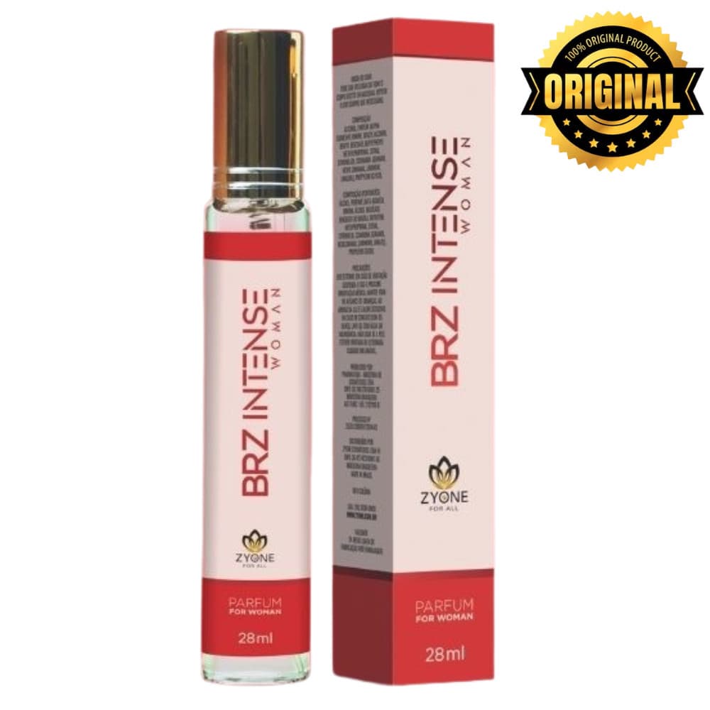 Brz Intense Woman Zyone Cosméticos Feminino Parfum 28ml Alta Fixação Essência Premium