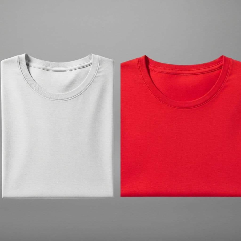 Kit 2 Camiseta Premium Básica T-shirt Natal e ano novo Camisa 100% Algodão