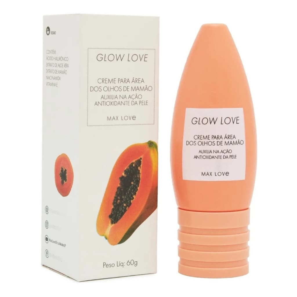 Creme Para Área dos Olhos Ou Hidratante Facial Max Love (60g)