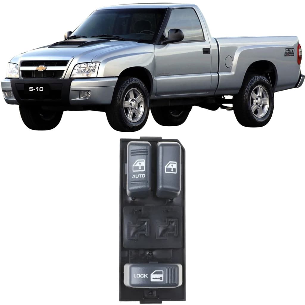 Botão Interruptor Vidro Eletrico Gm S10 Blazer 1995 A 2011