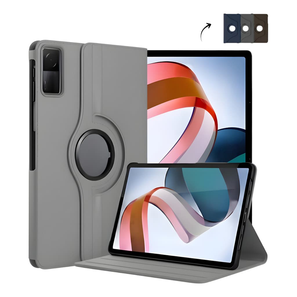 Capa Giratoria De Couro Para Redmi Pad 10.6