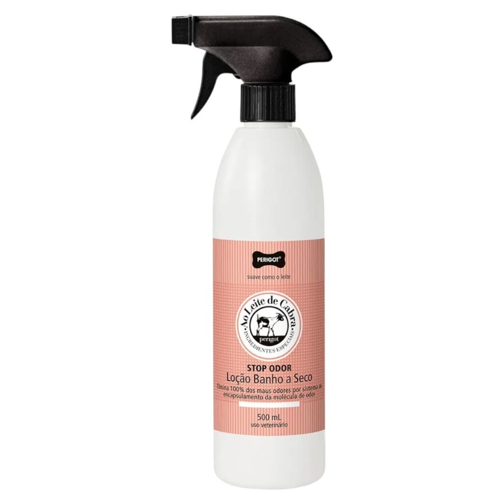 Shampoo a Seco Loção Banho a Seco 500ml Perigot Para Cães e Gatos