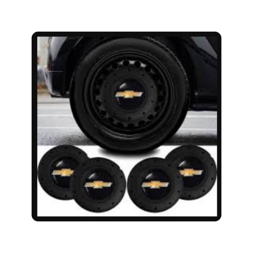 Jogo Calota Miolo Roda Corsa Wind 1994 a 2002 Aro 13 - Preto