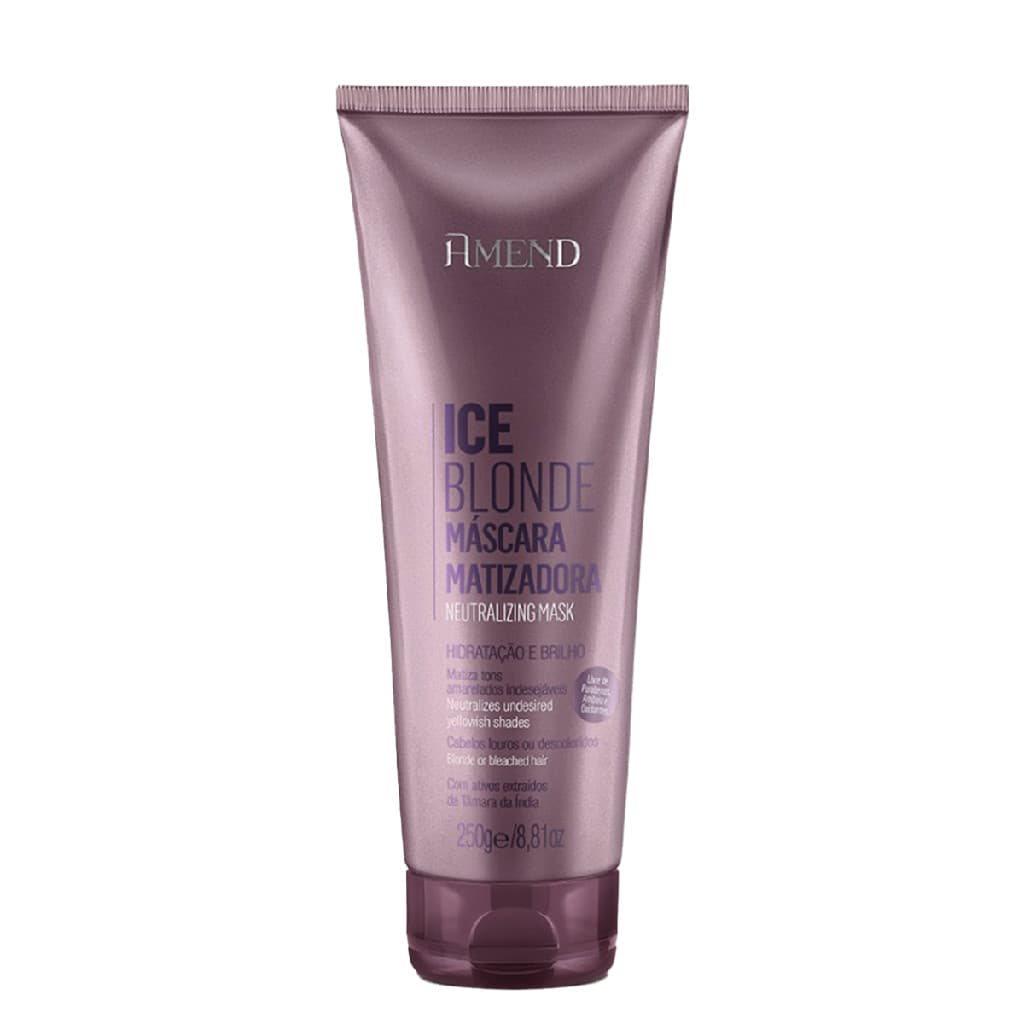 Amend Máscara Matizadora Ice Blonde 250g
