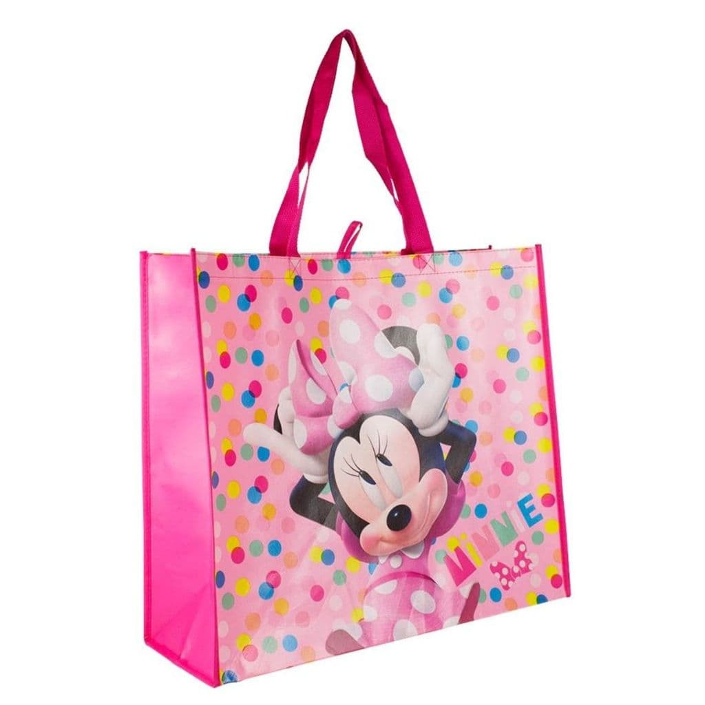 Sacola Feira Reutilizável Rosa Minnie 44x49.5cm - Disney
