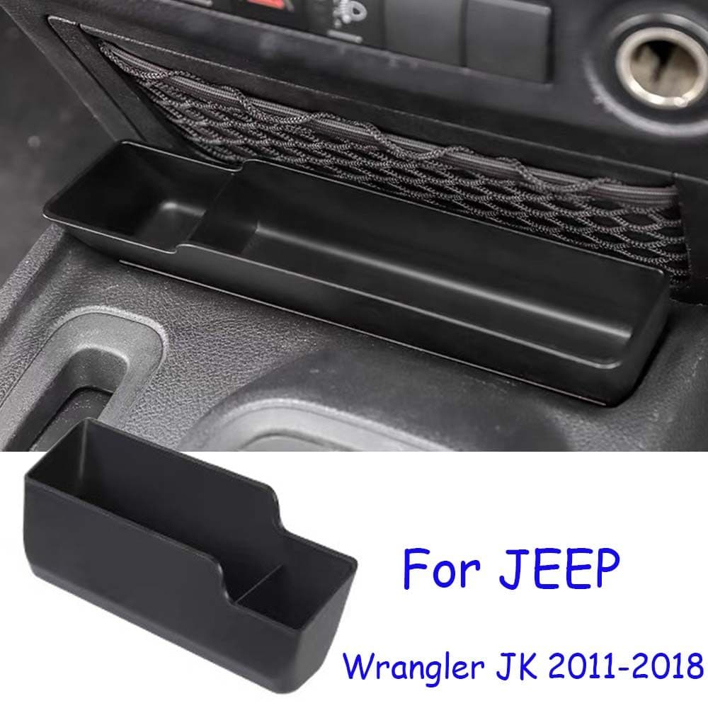 Organizador De Mudança De Engrenagem Do Carro Caixa De Armazenamento Recipiente Apto Para Jeep Wrangler JK 2011-2017