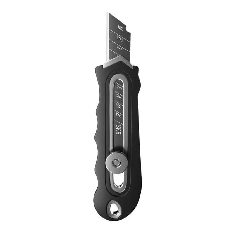 Estilete Profissional 18mm Inox Trava Giratória Reforçado
