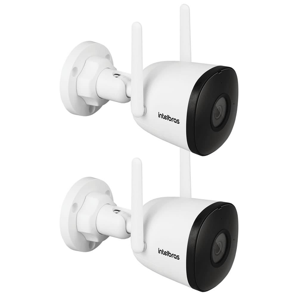 Kit 2 Câmeras Inteligente Wi-Fi Com Armazenamento em Nuvem, Zoom e Áudio iM5 SC Intelbras
