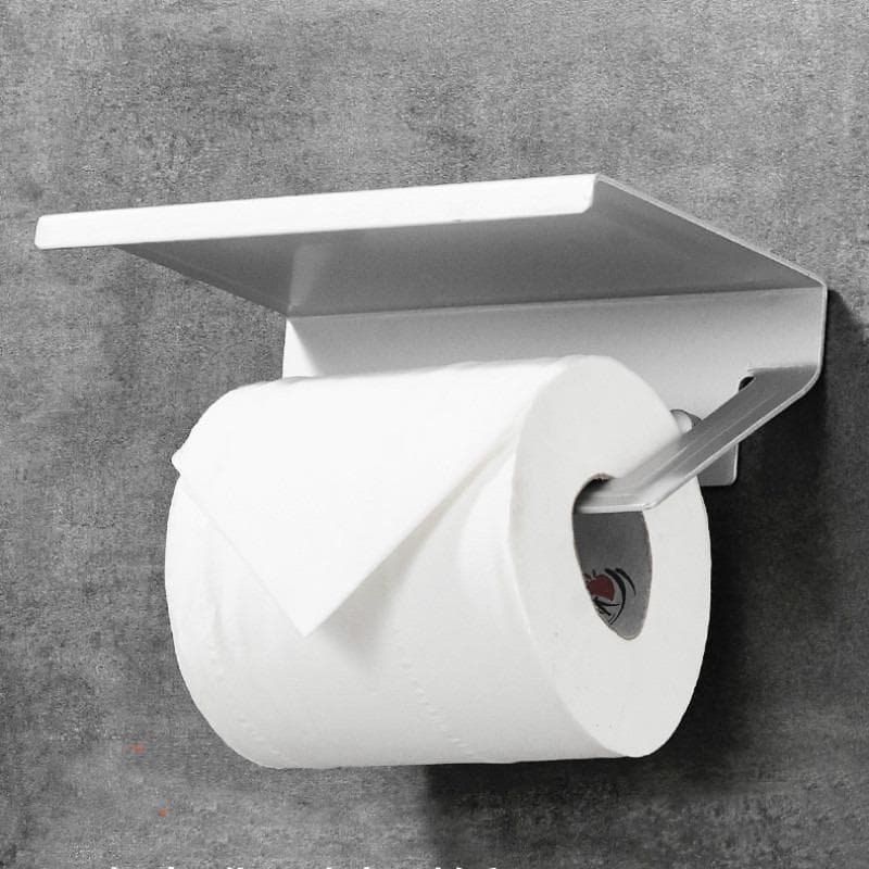 Suporte De Alumínio Para Celular , Papel Banheiro , Com Prateleira , Toalheiro De Higiênico , Rolo , Ferramenta De Ataca