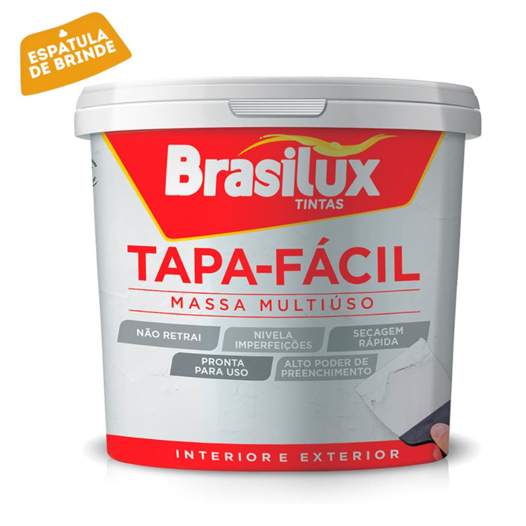 Tapa Facil Massa Multiuso Para Furo Trinca Fissuras BRASILUX 360gr