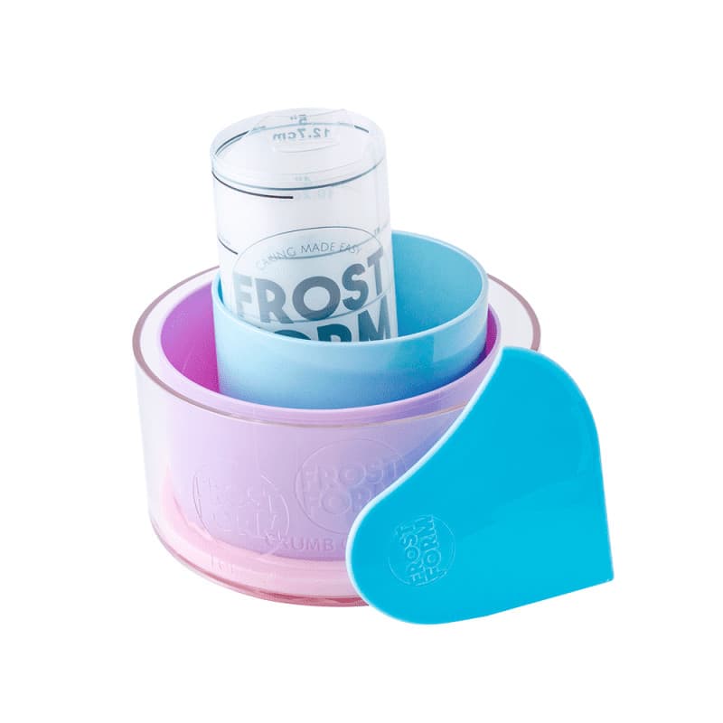 Frost Form Starter Plus para Bolo Redondo 15cm - 6 Peças + Manual - Cake Brasil