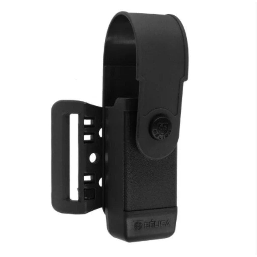 Porta Carregador Simples Polímero Compativel Cinto-clip ajustável botão pressão fechamento