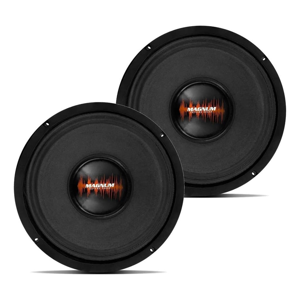 Kit Com 2 Woofer 8' Extreme 300 W Magnum Médio Grave Trio
