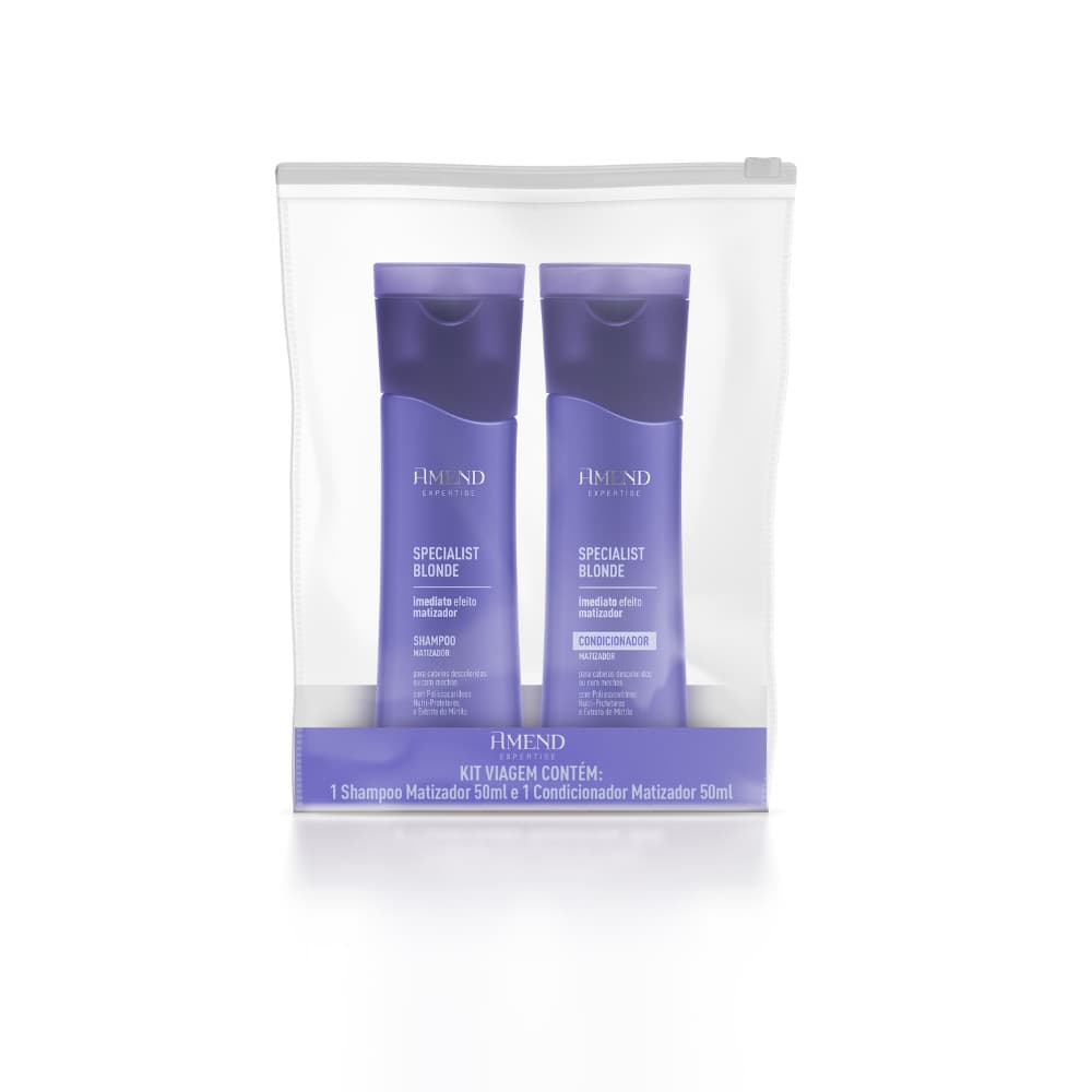 AmendSpecialist Blonde Miniatura Shampoo E Condicionador 50ml