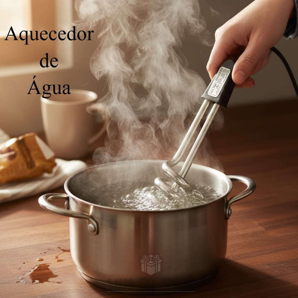 Aquecedor Ebulidor Eletrico de Água Mergulhão Rápido 500w Aquecimento Seguro Elegante Premium