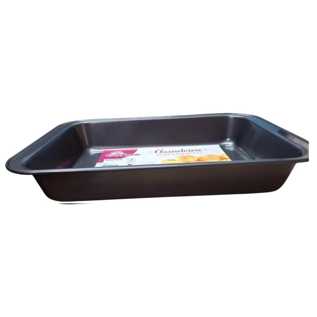 Assadeira Retangular Antiaderente Multiuso 32x22x5