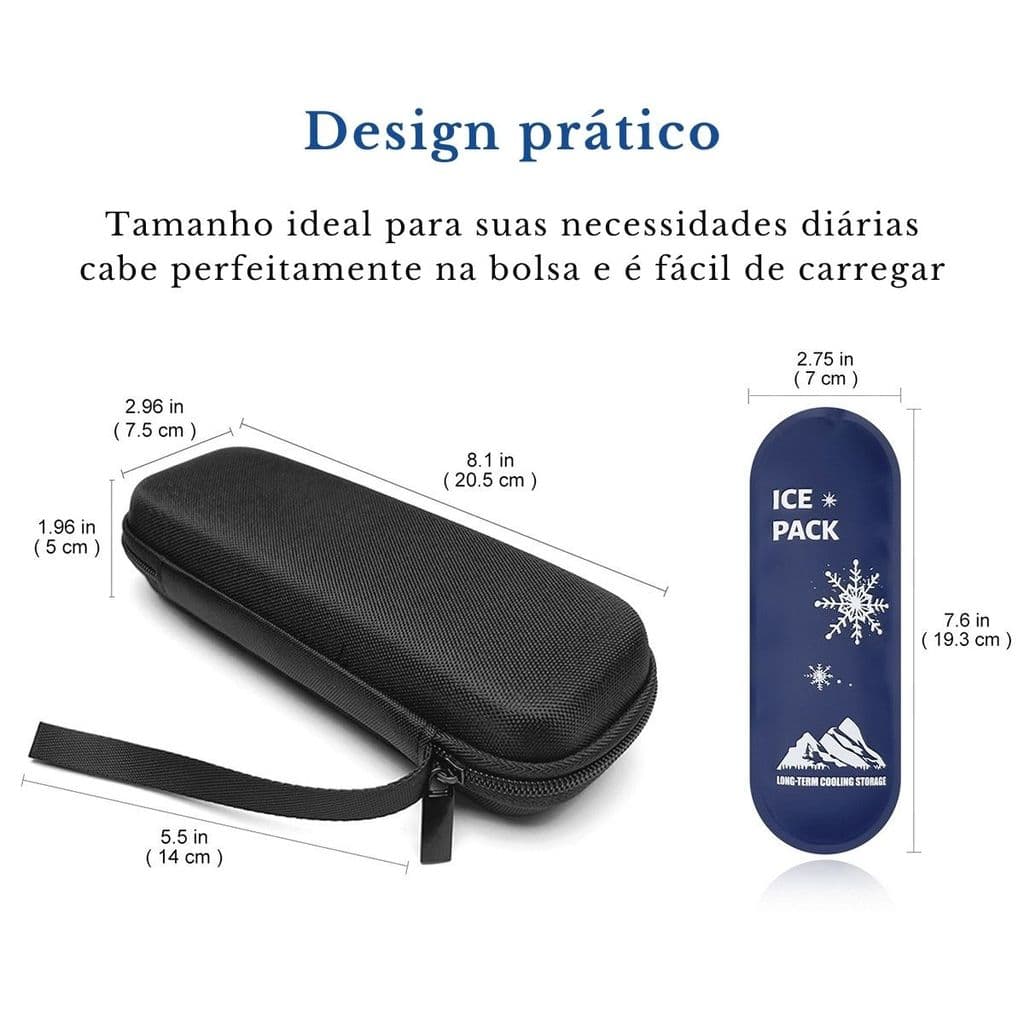 Estojo Térmico para Transporte de Insulina com Isolamento Reforçado
