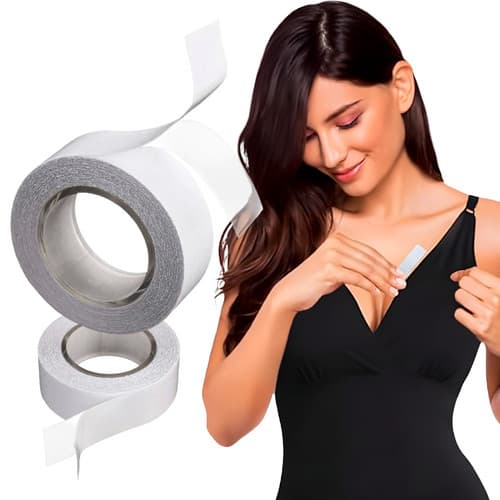 Rolo Fita Dupla Face Para Decote Roupa Corporal Belezafix 3m Transparente