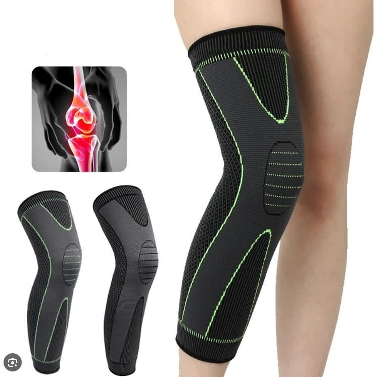 Kit 2 Meia Joelheira De Compressão Térmica Circulação Esportiva Ortopedica Fitness