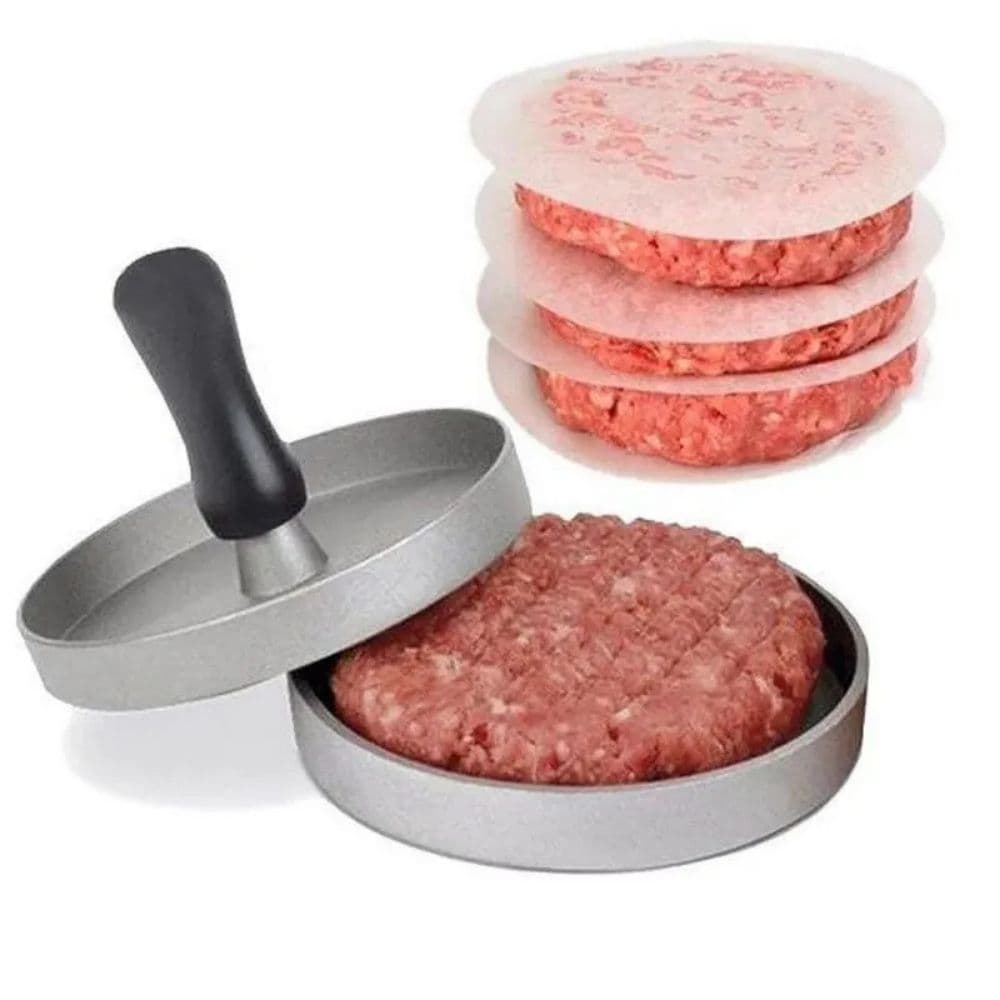Forma para Hambúrguer Artesanal Prensa Modeladora em Metal para Lanches Fácil Limpeza