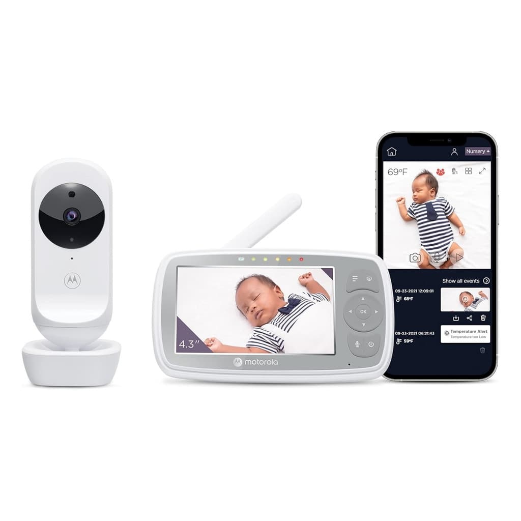 Babá Eletrônica VM44 Connect  Visão Noturna e Wi-Fi Motorola