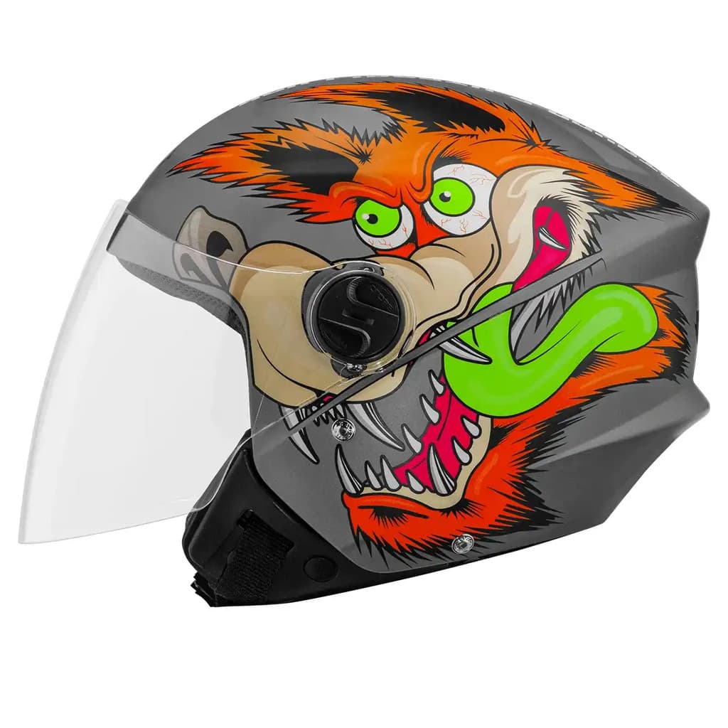 Capacete Moto Aberto Masculino Motociclista Feminino Proteção Pro Tork New Liberty Coyote Inmetro