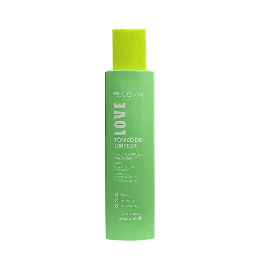 Tônico Facial De Limpeza Max Love 290ml - NOVA EMBALAGEM