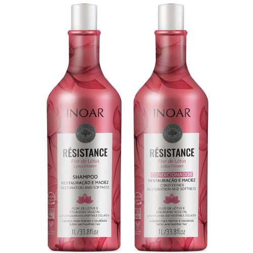 Kit Inoar Flor de Lótus Shampoo 1L + Condicionador 1L
