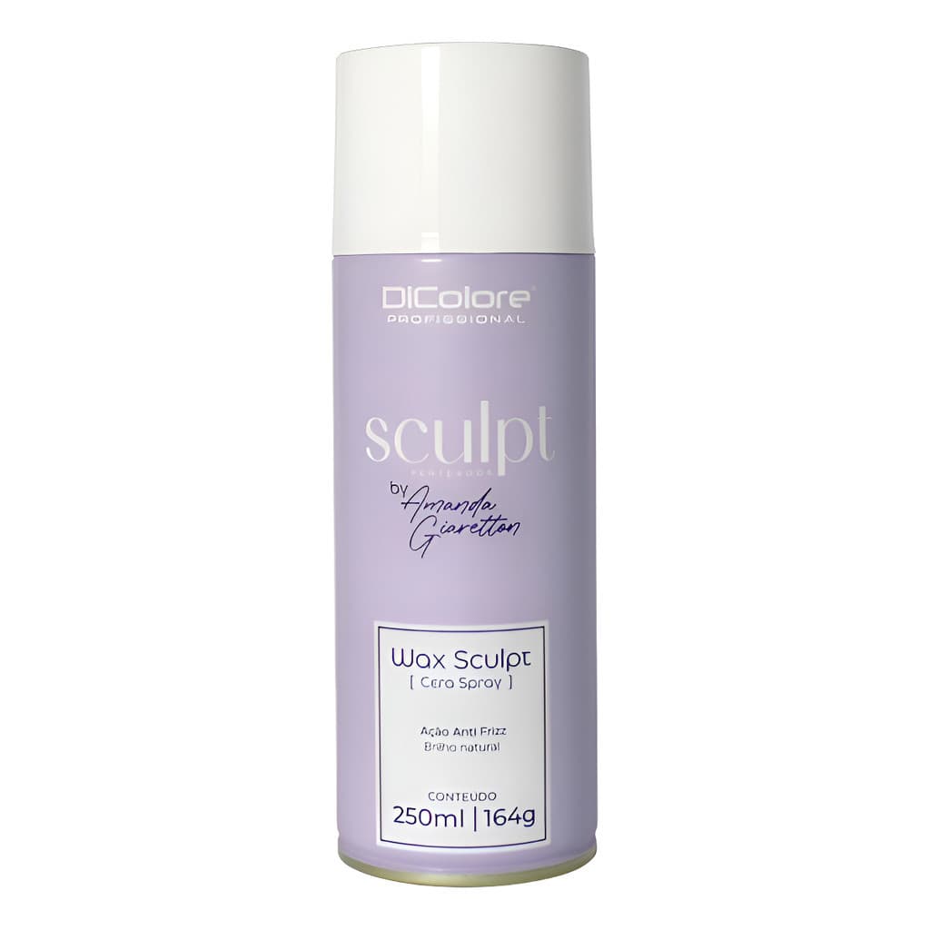 Dicolore Cera Spray Antifrizz & Brilho Wax Sculpt Penteados 250ml