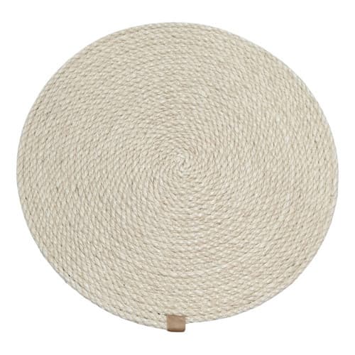 Sousplat Redondo Jogo Americano Sisal Natural 01 Ud. 36x36cm Natural