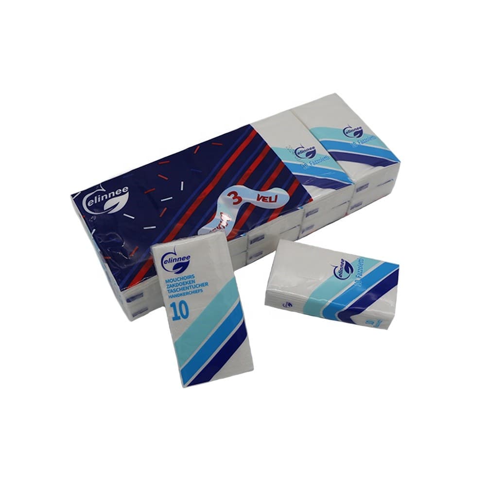Lenços de Papel - Pack de Bolso - Kit com 10 pacotes