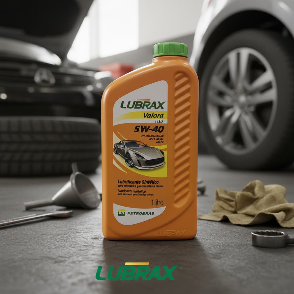 Oleo 5w40 Sintetico Lubrificante Valora Flex 1 Litro Lubrax