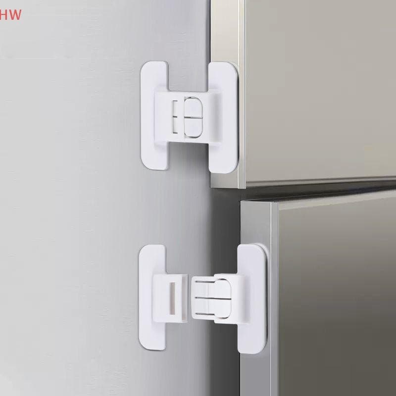 Novo Trava Infantil: Trava de Segurança Multifuncional para Porta de Geladeira e Freezer 076