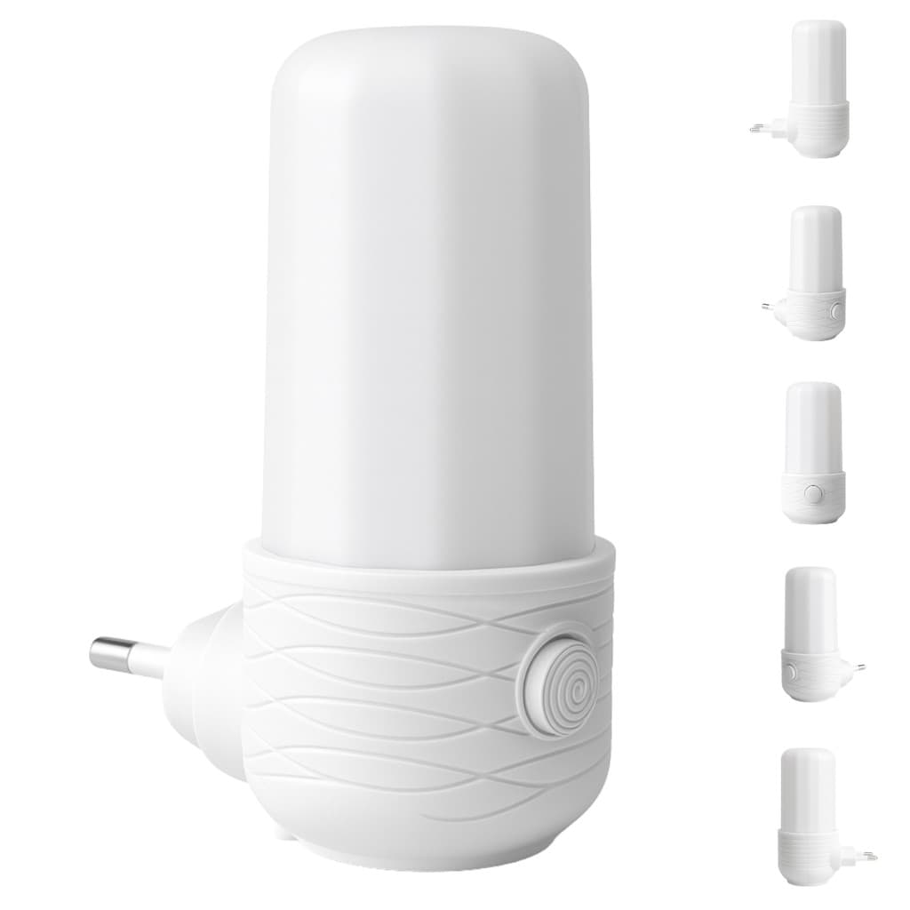 Mini Luminária Automática Bivolt Para Tomada Com Luz Suave Ideal Para Corredores, Quartos e Salas