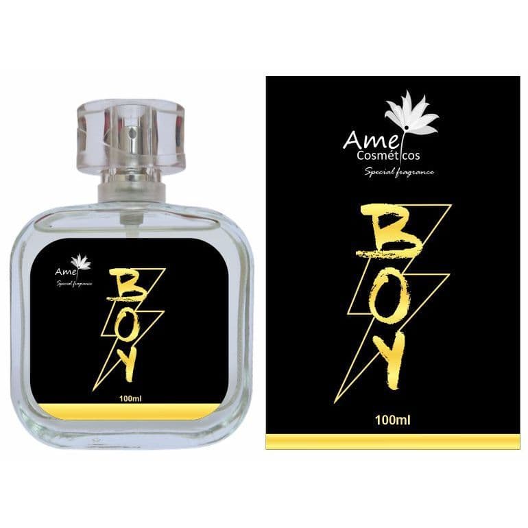 Perfume Boy Masculino Amei Cosméticos Alta Fixação 33% de Essência Importada EDP